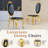 Faux Marble Top Pedestal Dining Set-741975588-741975608-739520080