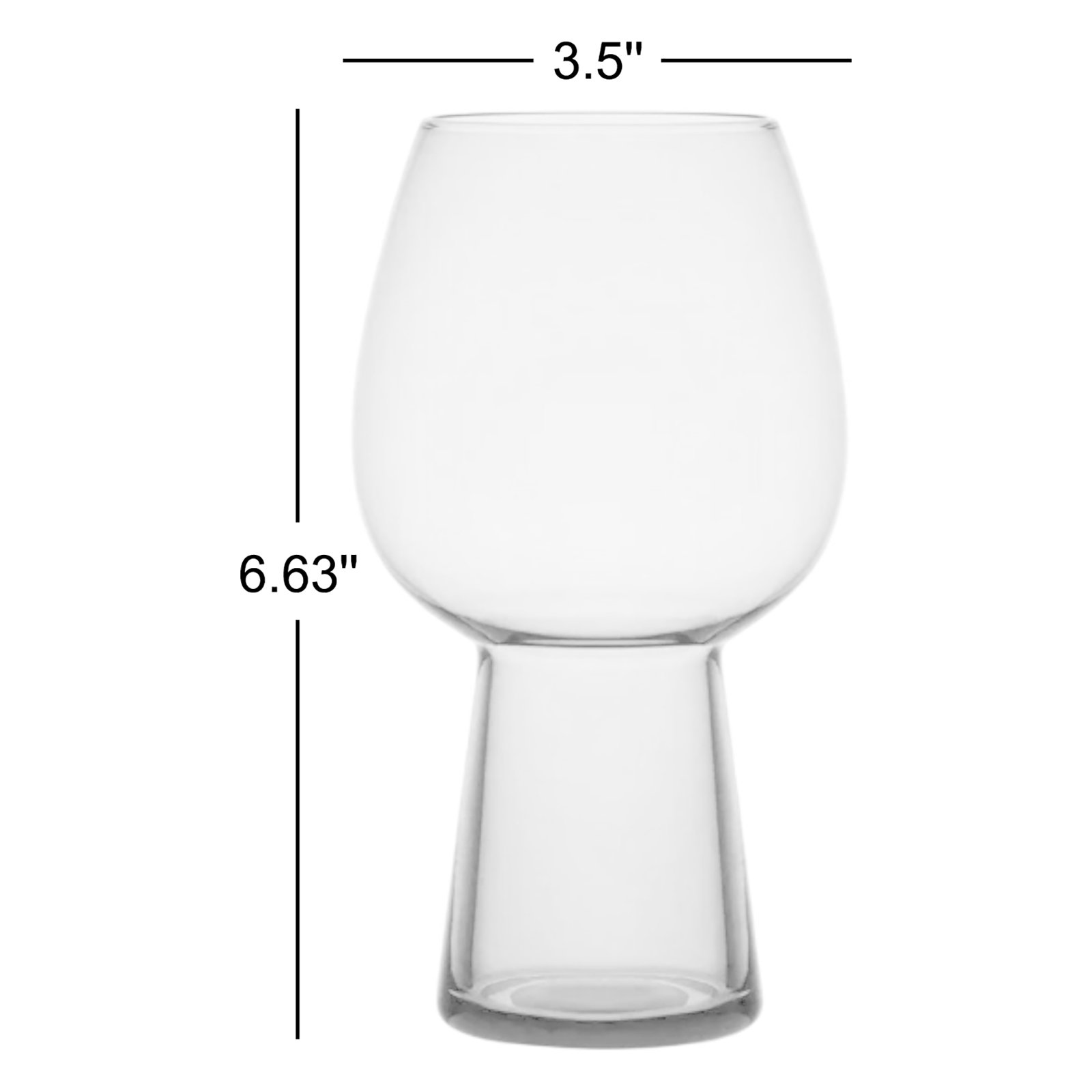Mikasa 19-Oz Phoebe Beer Goblets, Set Of 4, Blue, Smoke