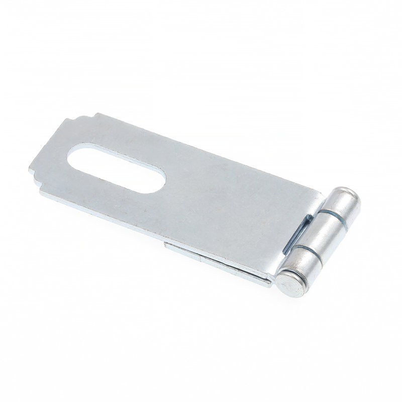 Moraillon de sécurité Prime-Line, 2 1/2 po, fabrication en acier, finition plaquée zinc, fixe (paquet simple)