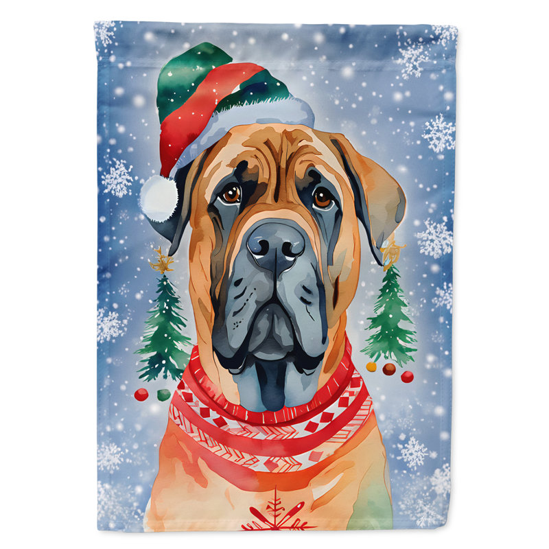 Double Sided Polyester Christmas, 40'' H x 28'' W