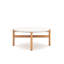Ensemble de patio 5 pièces Lyal - causeuse, 2 chaises, table basse et table de bout
