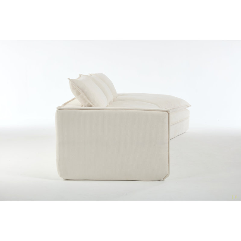 Canapé modulaire Modern, Tissu blanc