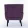 Tufted Upholstered Wide Back Armchair 2PCS/SET