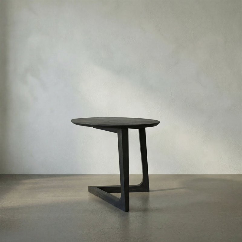 Cantilever Solid Wood End Table