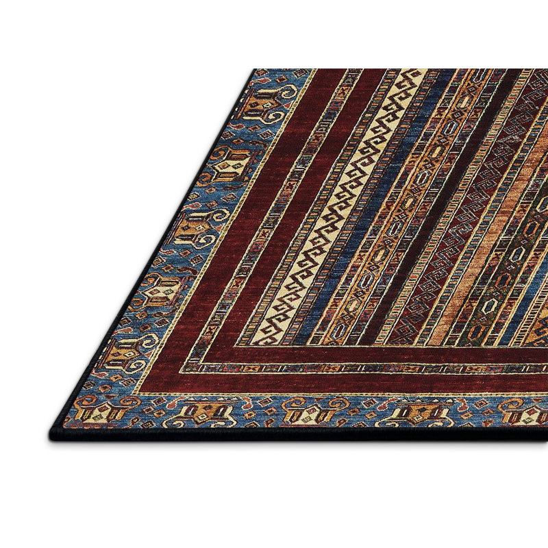Tapis abstrait moderne 666, Rectangle 4 pi x 6 pi