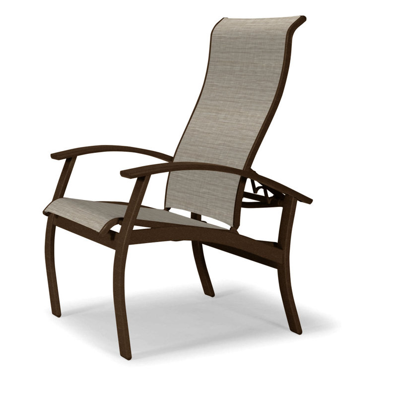 Chaise de patio Askar, Bristol taupe Sunbrella®, Kona, Kona texturé