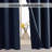 NICETOWN Blackout Small Window Valances, Rustic Farmhouse Curtains Grommet Top Thermal Insulated Window Drapes for Kitchen/Bathroom/Basement, 2 Panels.-5612433-5612438
