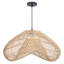 Luminaire suspendu en rotin 1 lumière Bohemian-1400721591