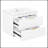 24" floating wall mounted bathroom vanity with white ceramic sink and drawer storage-14164207