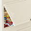 Armoire autoportante portative avec tringle suspendue, armoire de couleur blanche, 4 pour le rangement des vêtements de chambre à coucher