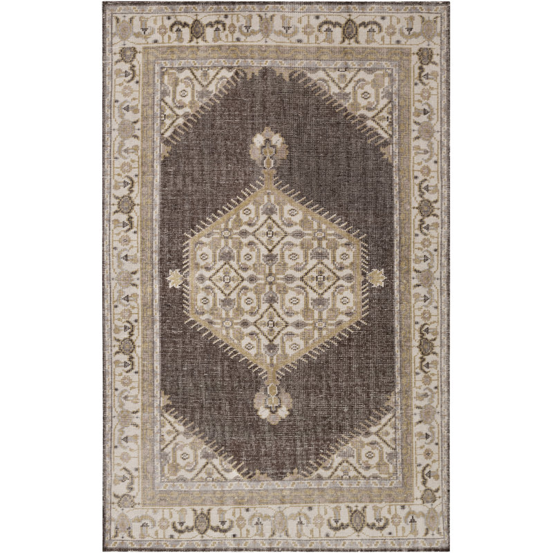 Elsea Wool Oriental Indoor Rug, Rectangle 2' x 3'