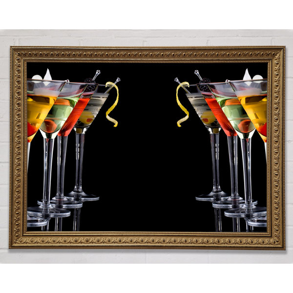 Cocktailes Reception Frame Bright Star Cocktails Drinks - Single Picture Frame Print | Wayfair.co.uk