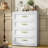 White chest of four drawers-118614270