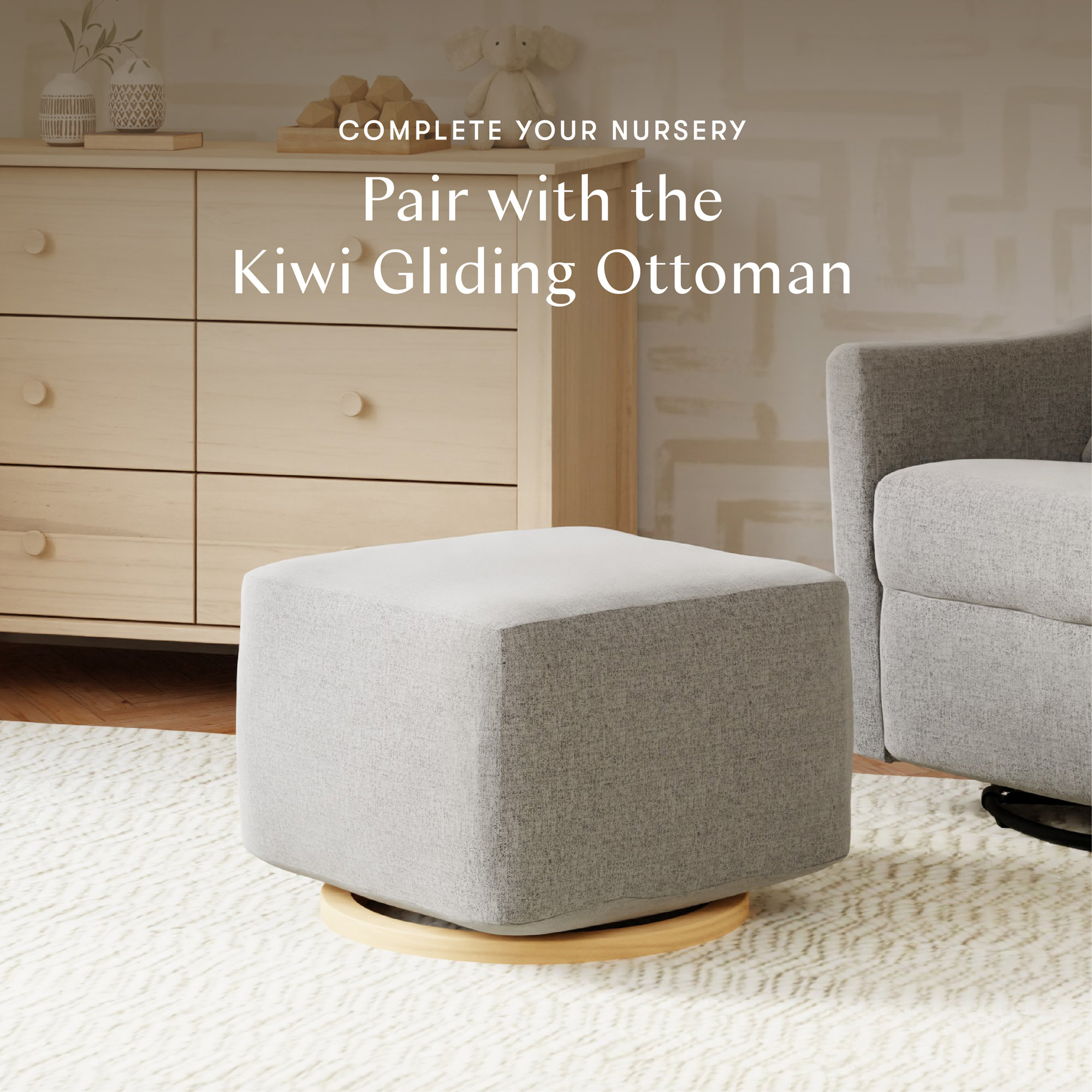 Kiwi Electronic Recliner and Swivel Glider with USB port, Performance Gray Eco-Weave