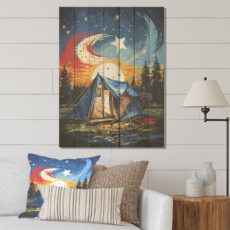 Prairie Camp Sunset Getaway II - voyage de camping sur bois, H 44 po x l 34 po