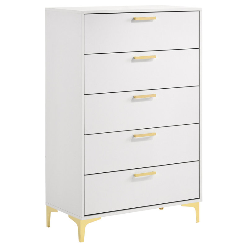 Rectangular 5-Drawer Chest