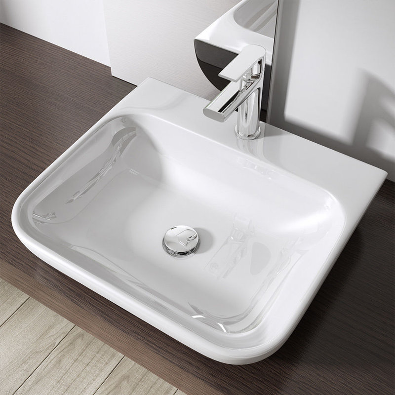 Durovin Bathrooms 410mm L x 480mm W Natural Engineered Stone Rectangular Sink