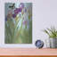  «Iris Fantasy 1» par Alicia Longley, art mural en métal, 12 po x 16 po-136838112