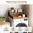 2-Tier Washer Dryer Countertop with Shelf & 2 Drawers, Guardrails, Laundry Folding & Storage Organizer-123949339