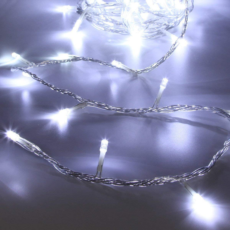 Indoor 100 - Bulb 33'' Plug-in LED Mini String Light, Cool white