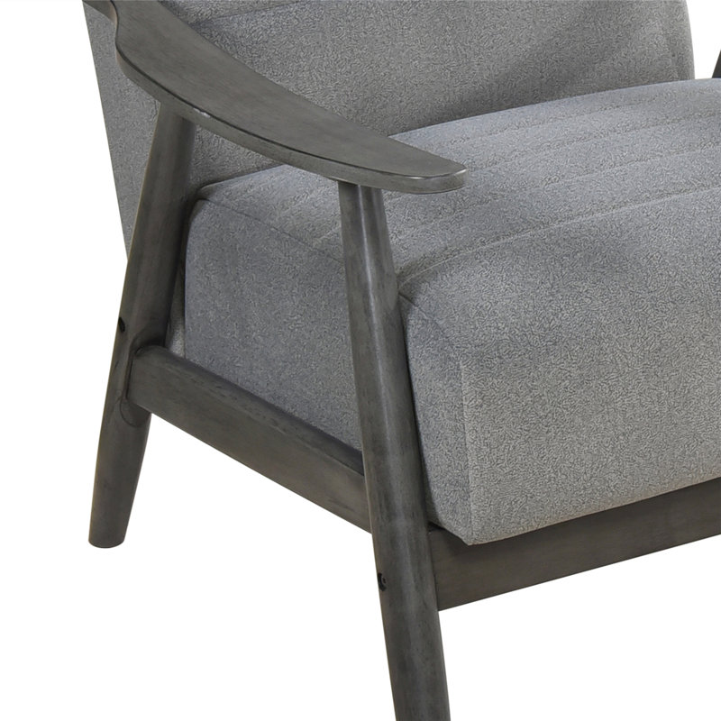 Chaise d'appoint transitionnelle, chaise à structure en bois, fauteuil de salon, chaise simple de salon
