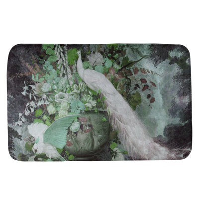 Tapis pour salle de bain Peacock