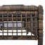 Méridienne d'extérieur avec dossier réglable à 5 positions, structure en rotin et coussin résistant aux intempéries pour la terrasse, le bord de la piscine et le jardin