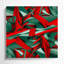 Art mural sur toile rouge Op Art 61-830094042
