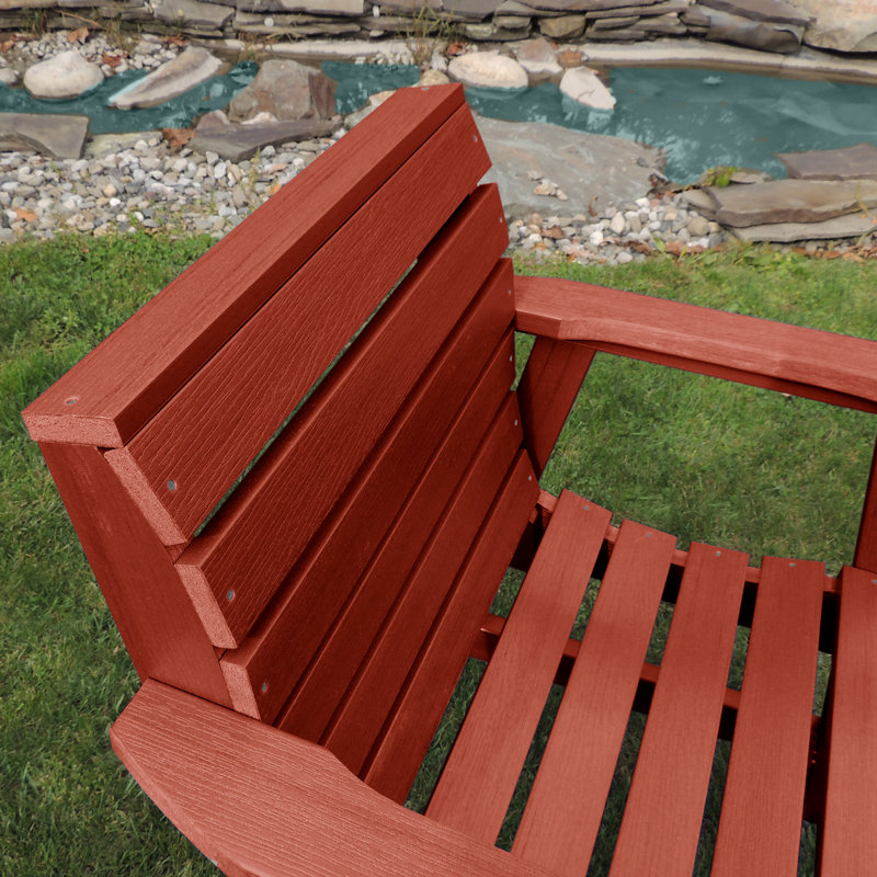 Chaise de patio Midwest, Rustic Red