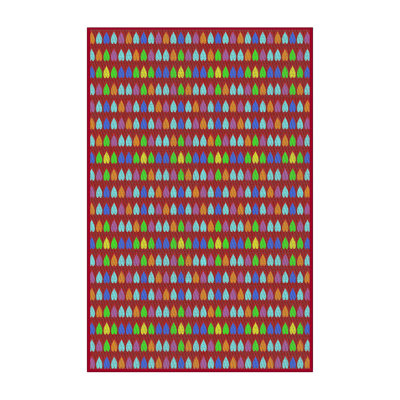 Rouge Tapis décoratif Scholten