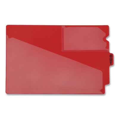 Pendaflex® Colored Vinyl Outguides With Center Tab PVC / Vinyl Flat Files Open