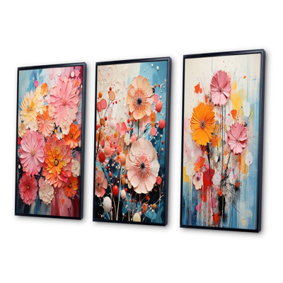 " Collage Kaleidoscope " 3 - Pieces