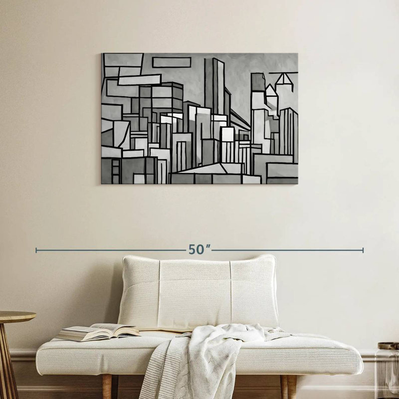 Paysage urbain Sirci Portland, H 24 po x l 36 po