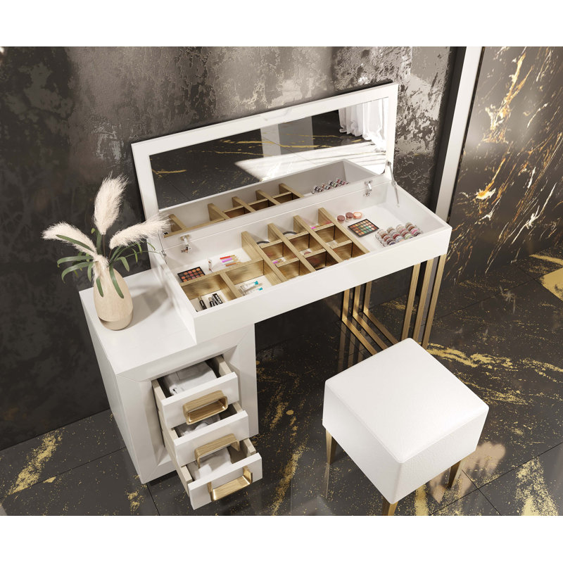 Antonea Dressing Table with Mirror