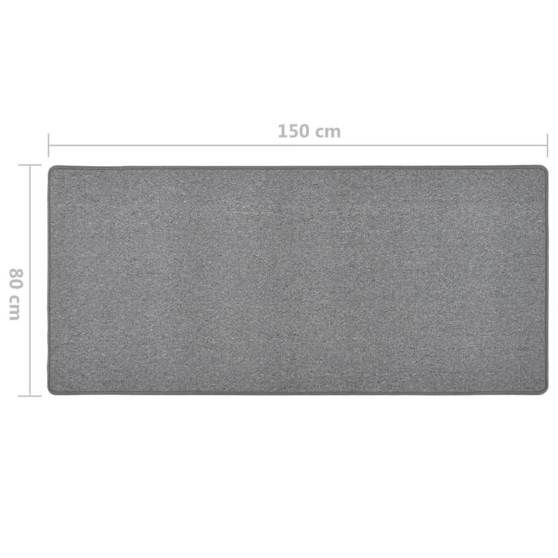Runner Goth Solid Colour Area Rug, Runner 80 x 150cm
