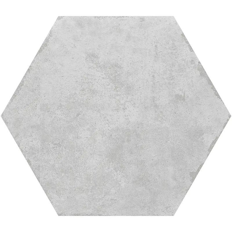 Zenith 9 X 11 In. Matte Soft White Porcelain Hexagon Wall And Floor Tile (8.07 Sq Ft/Case) - 16 Pack