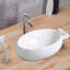 Orren Ellis Canonbury 12.5'' White Ceramic Oval Bathroom Sink