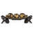 4.5'' H Wood Tabletop Tealight Holder