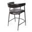 Upholstered Counter Stool with Metal Frame-915967916