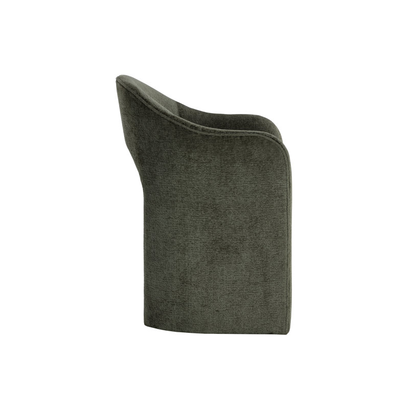 Anaya Upholstered Arm Chair, Bergen Olive