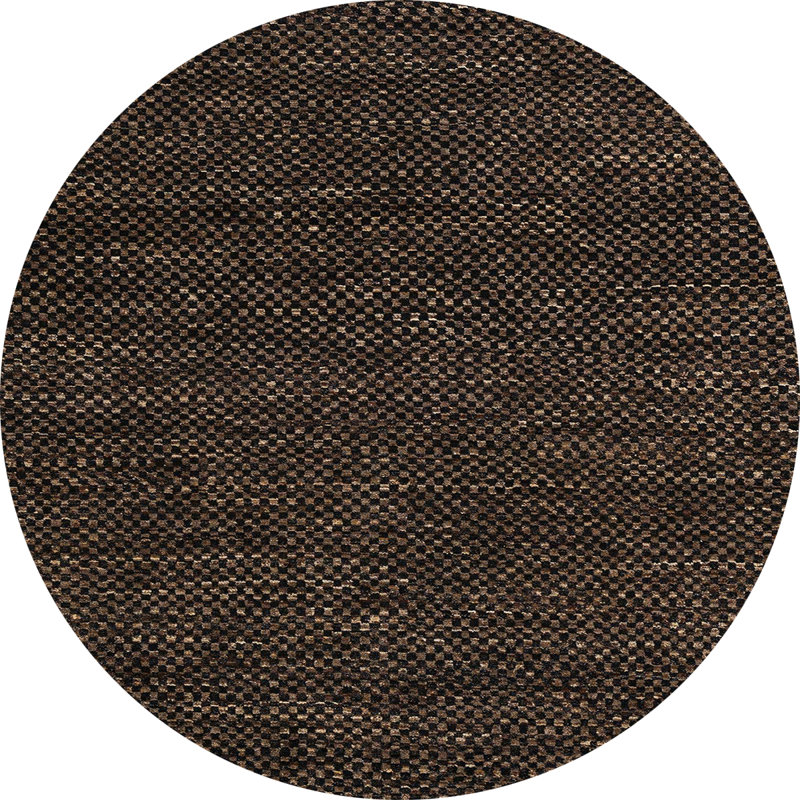 Checkered Indoor Rug, Round 4'