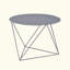 Table de bout en métal-338963711