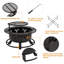 Bulle Round Iron Wood Burning Fire Pit