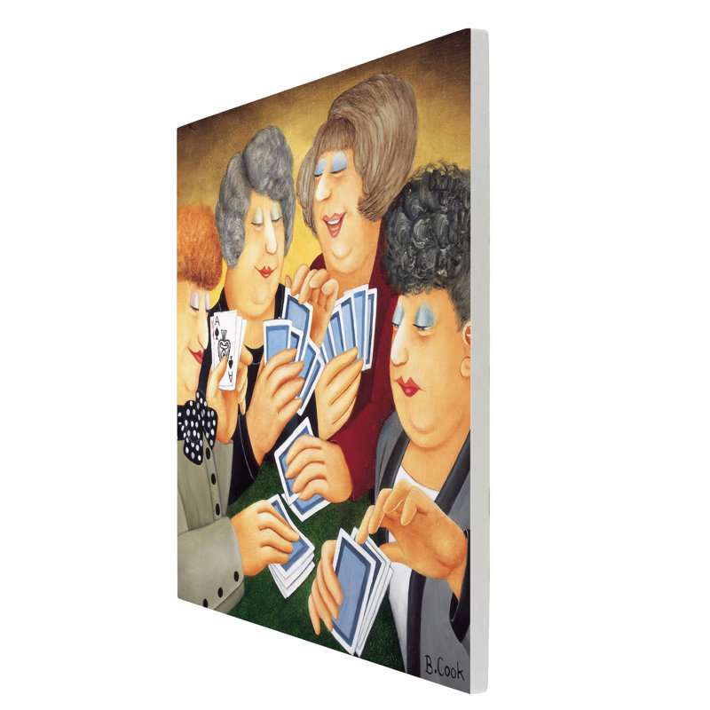 Beryl Cook A Full House Ceramic Wall Décor 20cm x 20cm