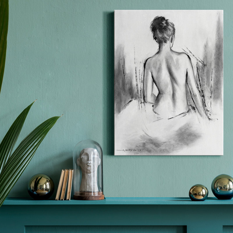 " Soft Silhouette VI ", 32'' H x 24'' W x 1.5'' D