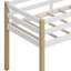 Lit mezzanine en bois avec échelle