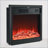 Electric Fireplace TV Stand with 3D LED Flames, Acrylic Mirror Finish | Electric | American Design