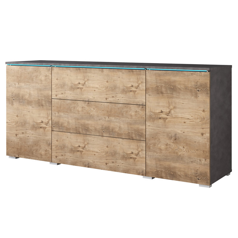 Borislav Laminate Standard Accent Chest, Brown