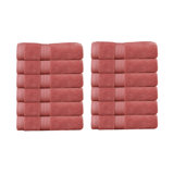 Essuie-mains 100% coton Elegance Essentials 550GSM Zero Twist (ensemble de 12) - 13 po x 13 po
