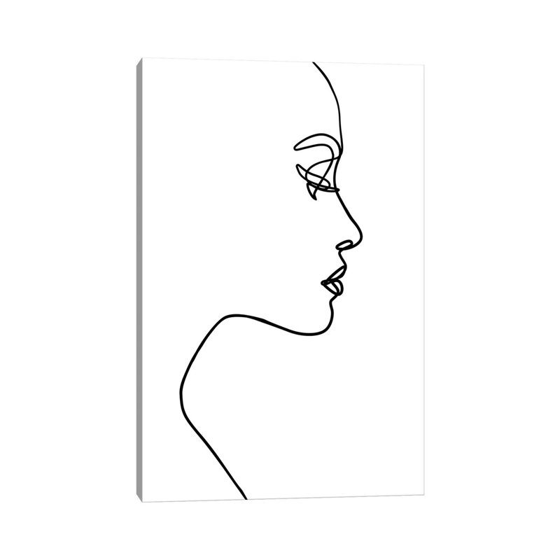 Femme ?24 Rectangle by Blek Prints - Wrapped Canvas Print, 66.04 cm H x 45.72 cm W x 3.175 cm D